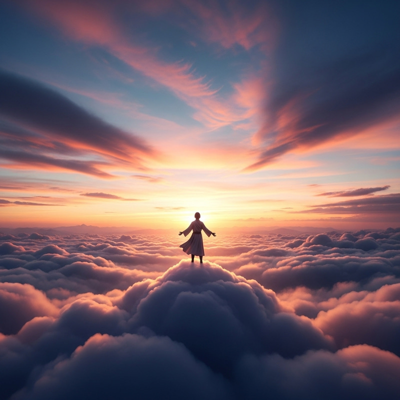 Figure Among Clouds - Kimberly Jeworutzki