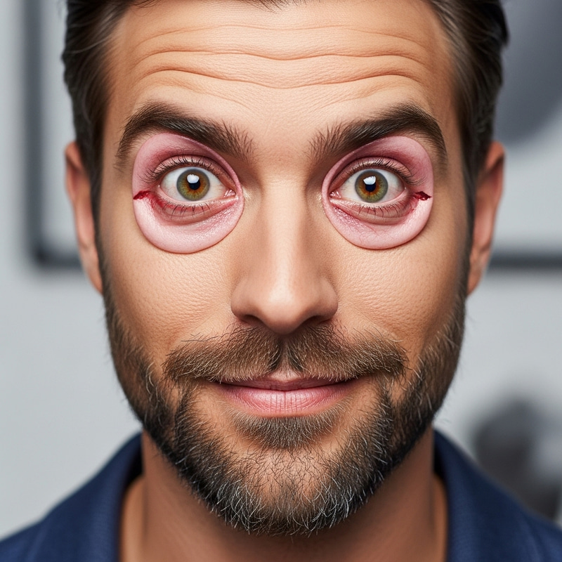 Handsome Man Flips Eyelids Out Handsome Man Flips Eyelids Out