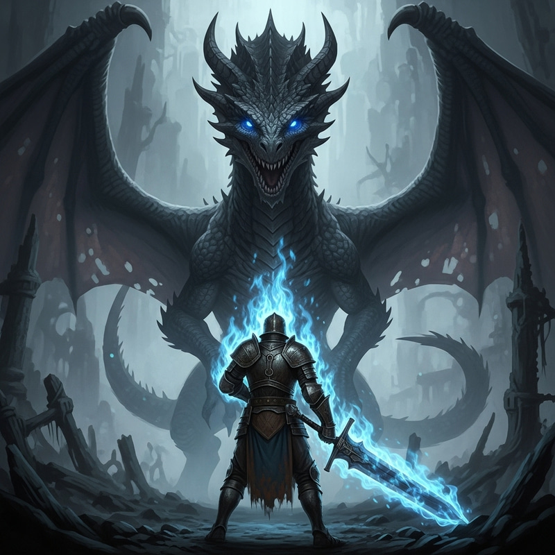 Epic Dragon Battle: Darkeater Midir vs Artorias the Abysswalker Epic Dragon Battle: Darkeater Midir vs Artorias the Abysswalker