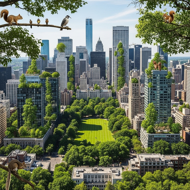 Green Urban Forest | Cityscape Nature Transformation Green Urban Forest | Cityscape Nature Transformation