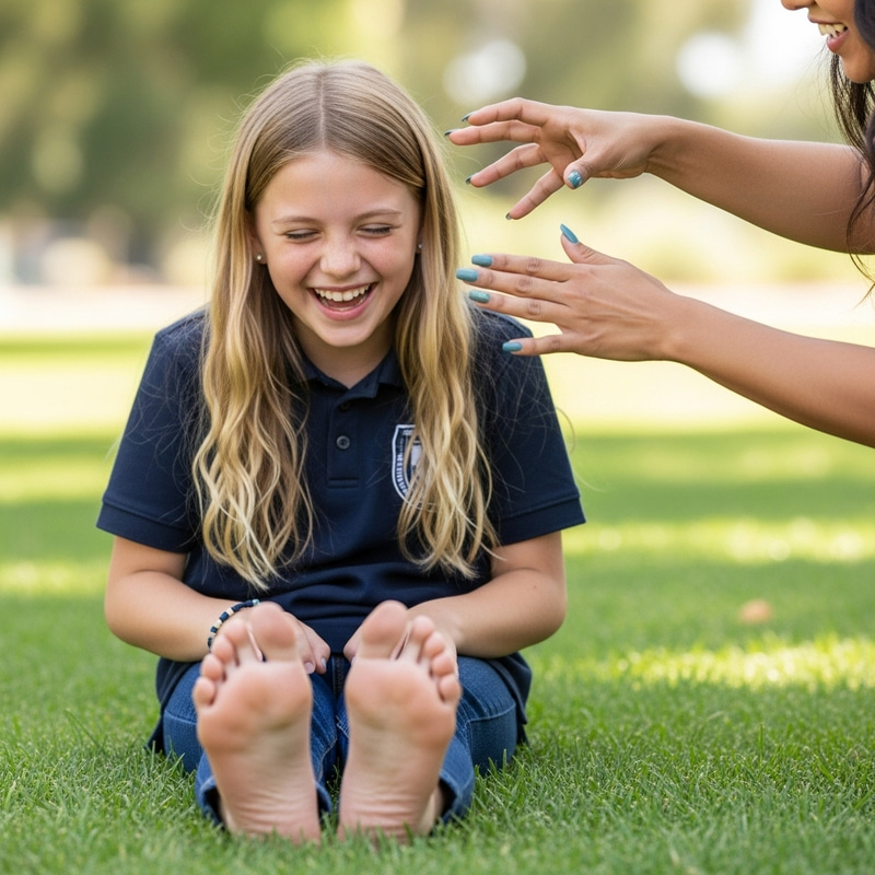 Heartfelt Laughter: Joyful Tickle Moment | Detailed Beauty Heartfelt Laughter: Joyful Tickle Moment | Detailed Beauty