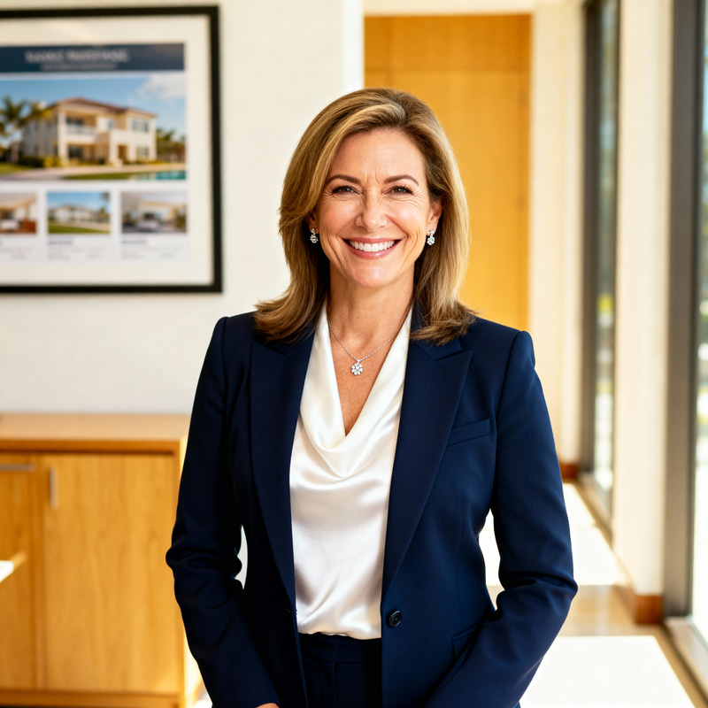 Professional Miami Real Estate Agent Headshot