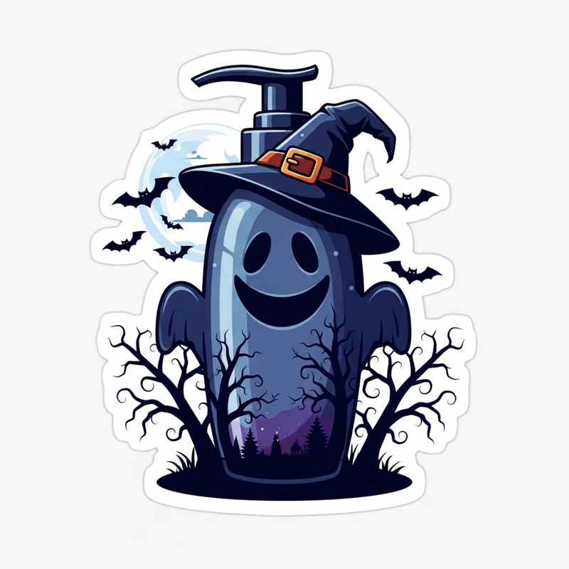 Spooky Skincare Sticker