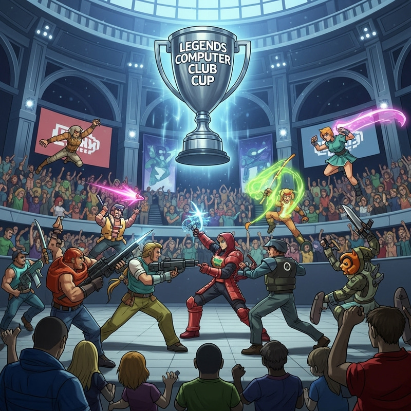 Legends Computer Club Cup: Epic Gaming Arena Battle