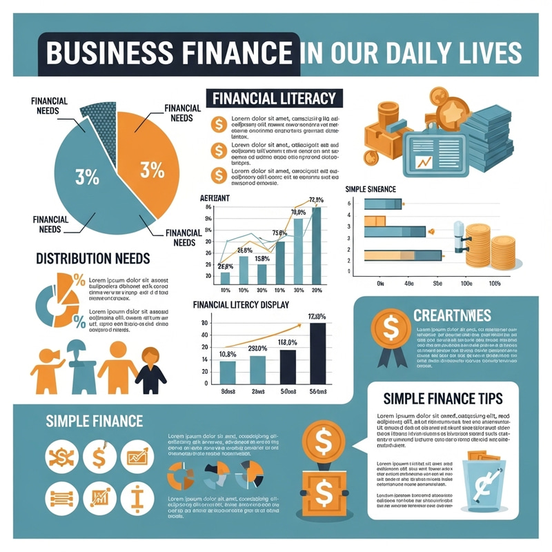 Importance of Business Finance in Daily Life - Informative Poster Design Importance of Business Finance in Daily Life - Informative Poster Design