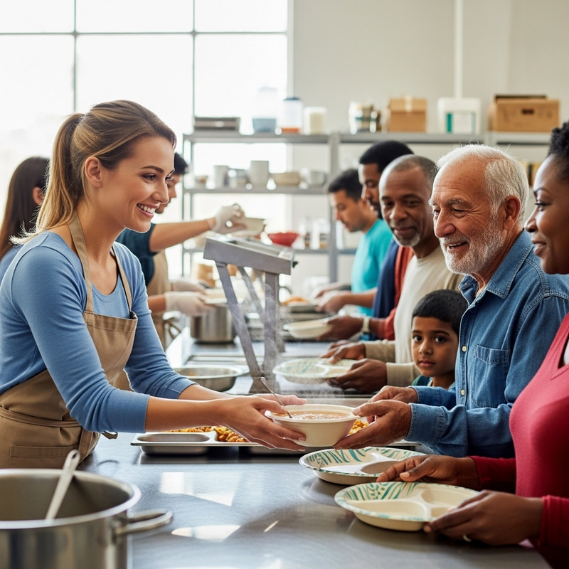 Mia Volunteers at City Soup Kitchen Mia Volunteers at City Soup Kitchen