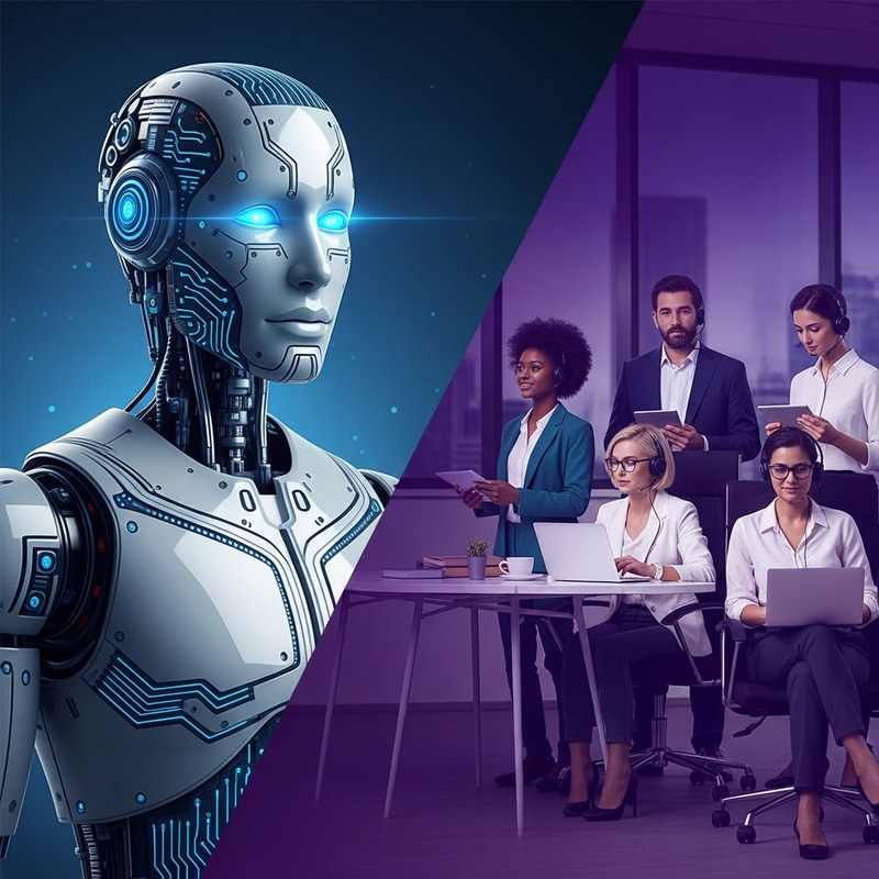 Futuristic Robot and Virtual Assistants: Advancing AI vs VA Solutions Futuristic Robot and Virtual Assistants: Advancing AI vs VA Solutions