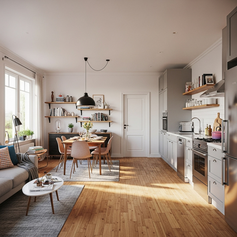 Modern Open Plan Living, Dining & Kitchen Design Modern Open Plan Living, Dining & Kitchen Design