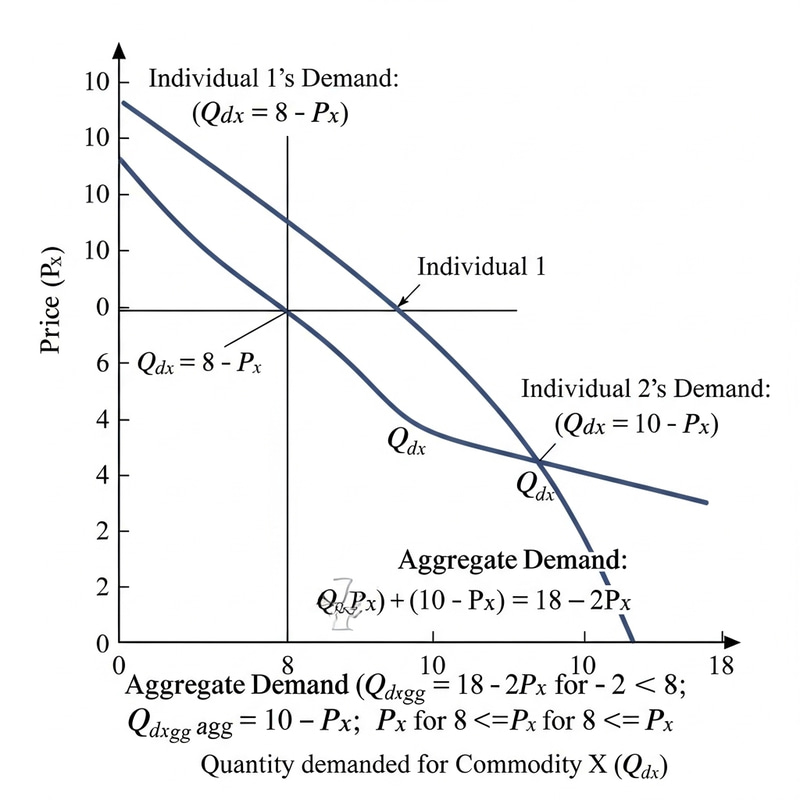 Economics: Deriving Individual and Aggregate Demand Curves