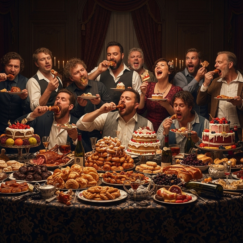 The Visual Representation of Gluttony The Visual Representation of Gluttony