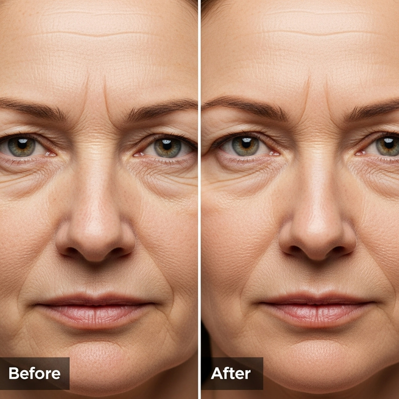 Plasmapen Fibroblast Treatment: Wrinkle Reduction Before & After