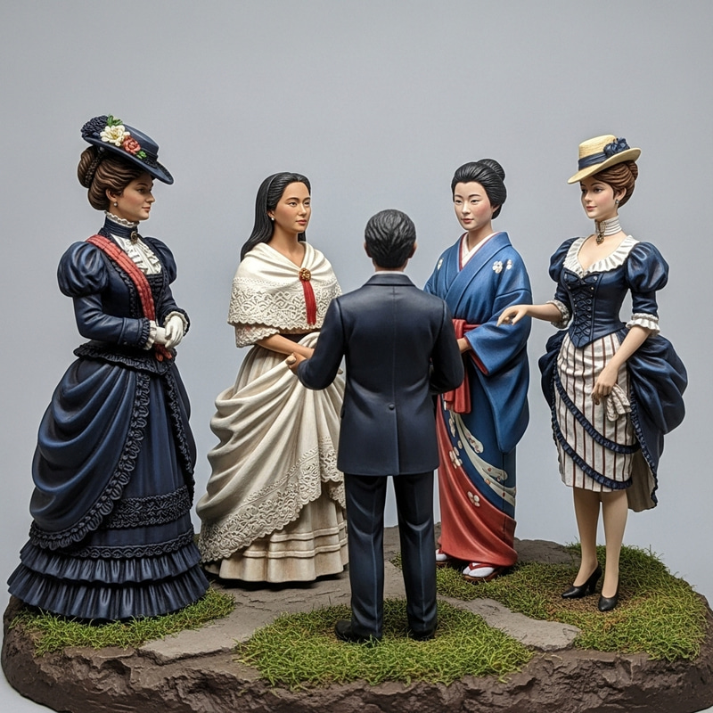 Rizal's Girlfriends Diorama: Multicultural Relationships Rizal's Girlfriends Diorama: Multicultural Relationships