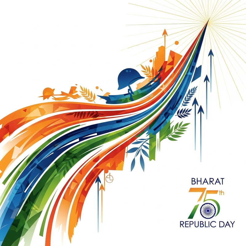 75th Republic Day of Bharat - Unity, Diversity & Progress Celebration 75th Republic Day of Bharat - Unity, Diversity & Progress Celebration