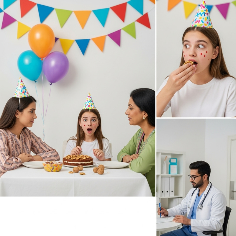 Allergic Reaction at Teen Birthday Party - Emergency Medical Visit Allergic Reaction at Teen Birthday Party - Emergency Medical Visit