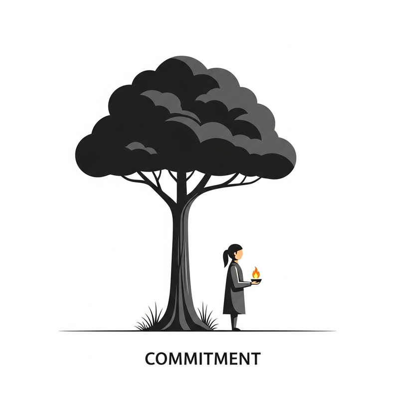 Commitment Through Minimalist Art