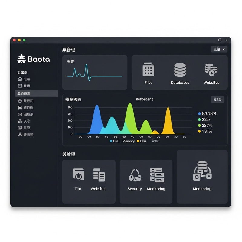 Baota Linux Panel - Clear Lines, Bright Colors Baota Linux Panel - Clear Lines, Bright Colors