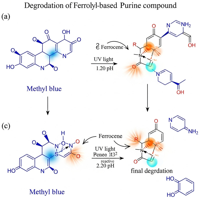 Mechanism of Methyl Blue Degradation: Expert Infographic