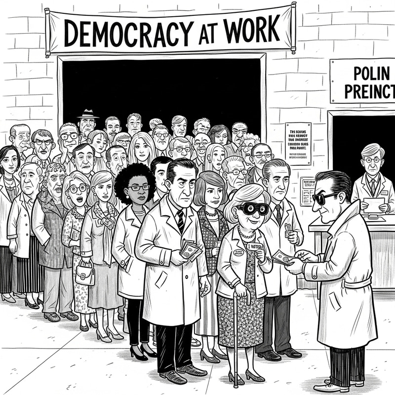 Political Satire: Election Process Illustrated