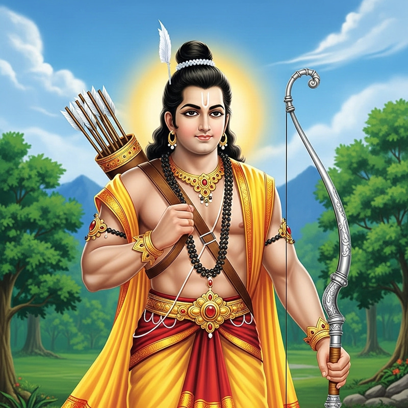 Shree Ram: Renowned Figure in Royal Attire Shree Ram: Renowned Figure in Royal Attire