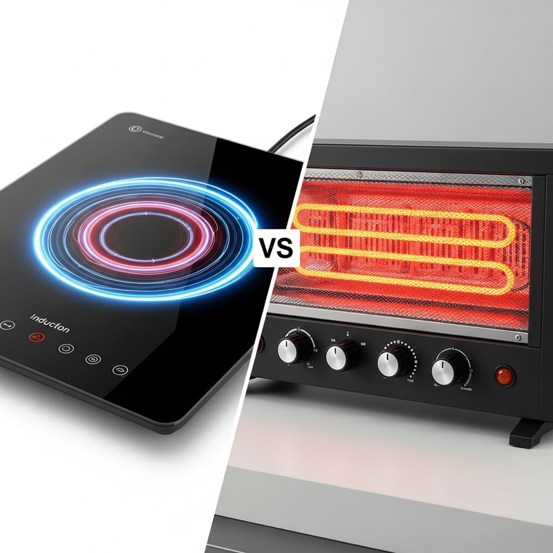 Comparing Induction Heater vs Electric Heater Comparing Induction Heater vs Electric Heater