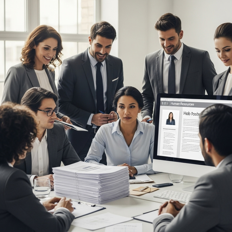 Professional LinkedIn Background: Diverse HR Leader Team Image Professional LinkedIn Background: Diverse HR Leader Team Image