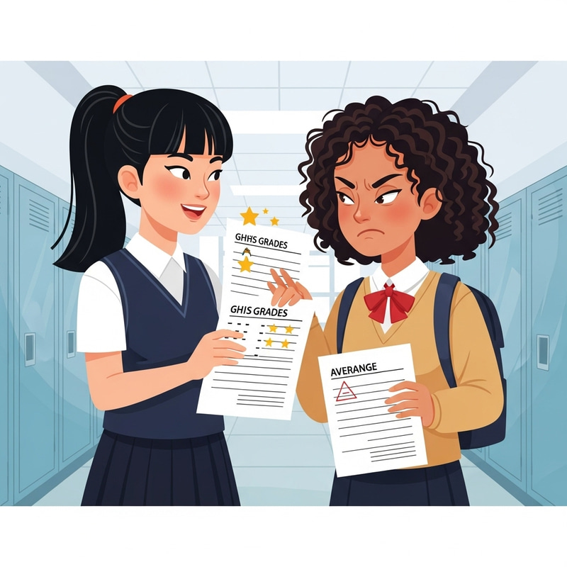 Girl's Envy: When Grades Spark Jealousy Among Friends Girl's Envy: When Grades Spark Jealousy Among Friends