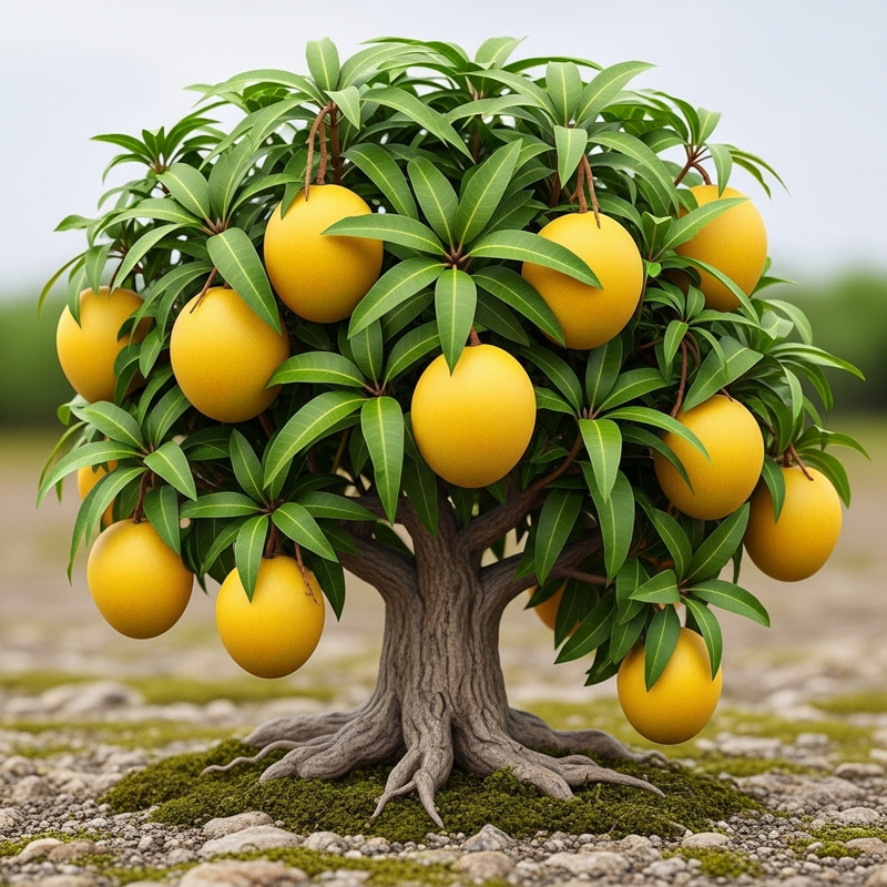 Discover the Unique Small Mango Tree Organism