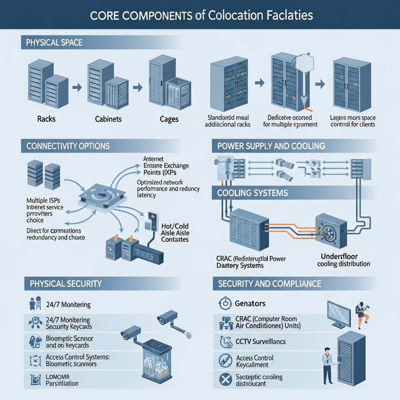 Colocation Facility Components: Space, Connectivity, Power, Security Colocation Facility Components: Space, Connectivity, Power, Security