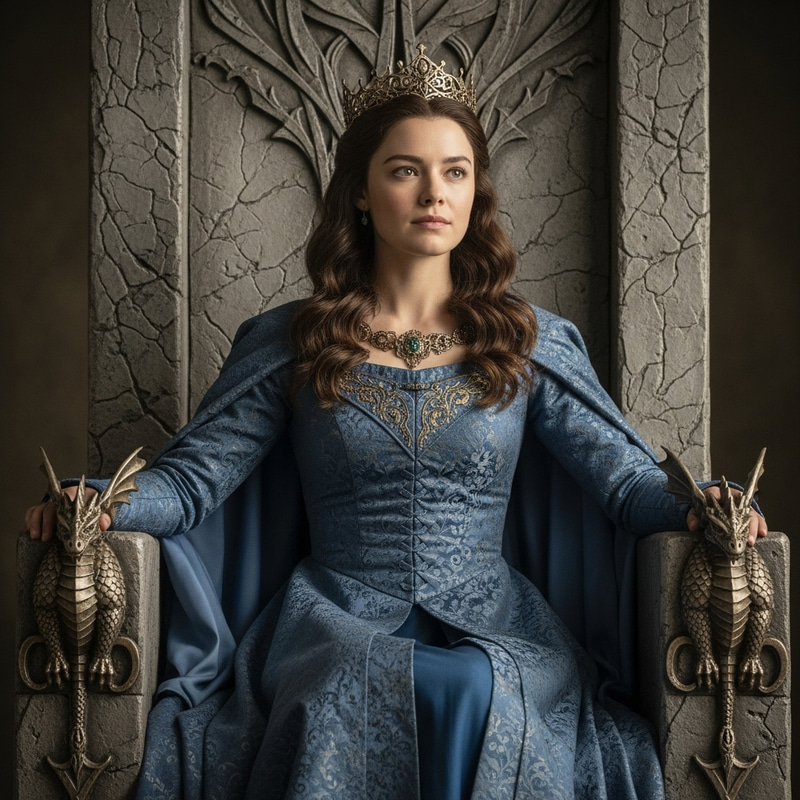 Emma Watson as Daenerys Targaryen | Regal Throne Scene Emma Watson as Daenerys Targaryen | Regal Throne Scene