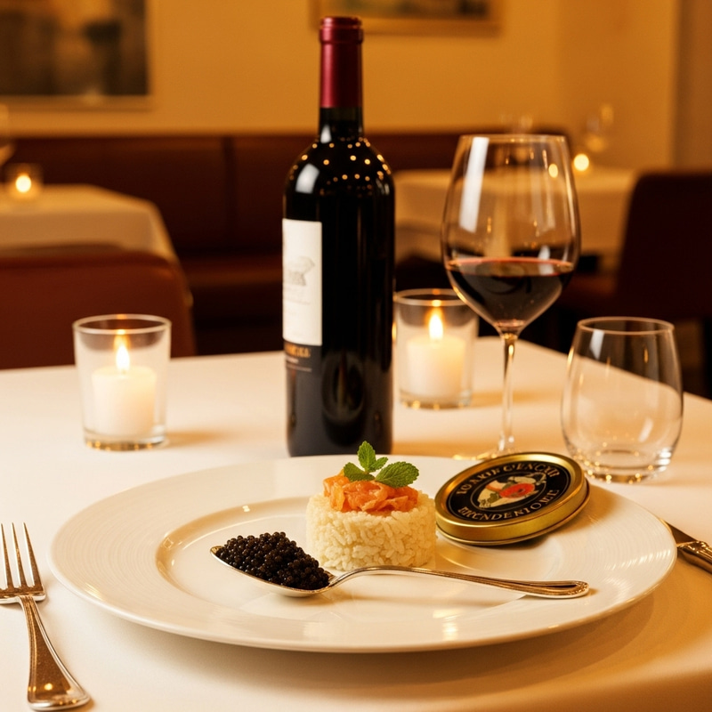 Luxurious Dining with Black Caviar & Fine Wine Luxurious Dining with Black Caviar & Fine Wine