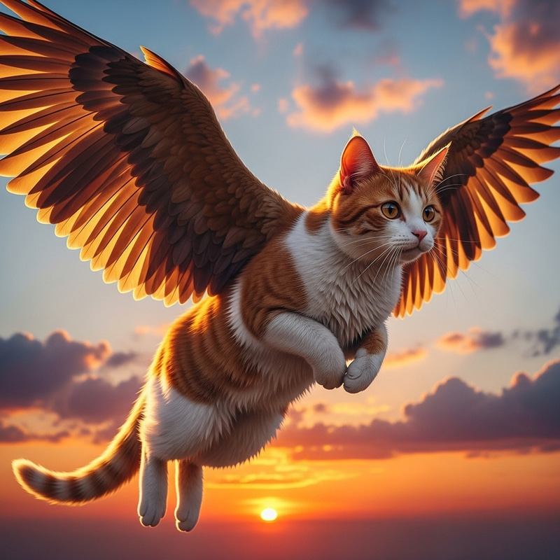 Flying Cat: Unleash Your Imagination with a Flying Feline Flying Cat: Unleash Your Imagination with a Flying Feline
