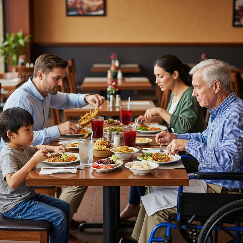 Family Dining Disaster: Father Spills Food, Faces Judgment Family Dining Disaster: Father Spills Food, Faces Judgment