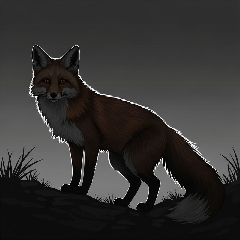 Shadowy Fox - Ethereal Image Shadowy Fox - Ethereal Image