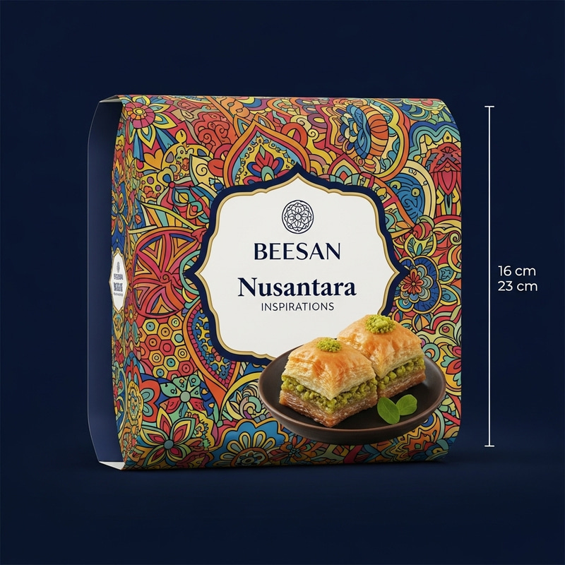 Colorful Baklava Packaging | Vibrant Indonesia's Heritage Inspo Colorful Baklava Packaging | Vibrant Indonesia's Heritage Inspo