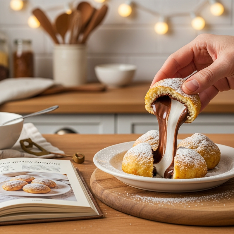 Chocomallow Dumplings: Irresistible Chocolate & Marshmallow Delight