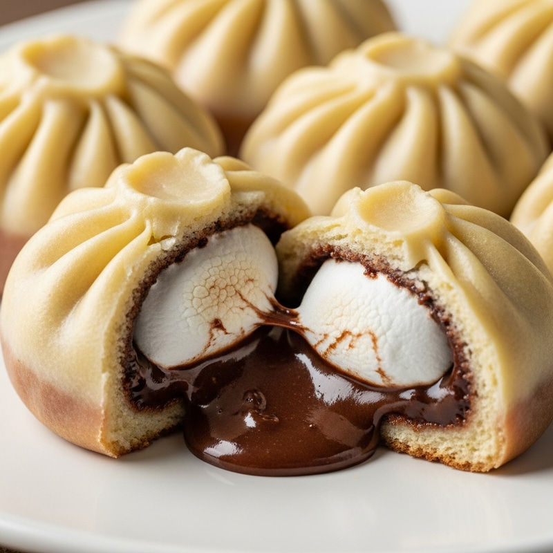 Chocolate Marshmallow Dumpling Recipe | Sweet Delight