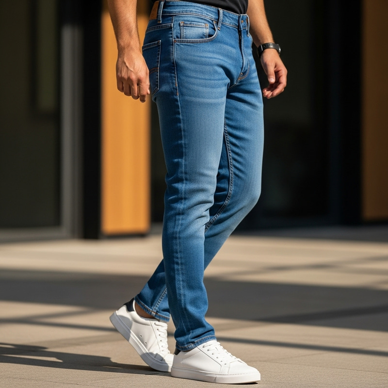 Hanni in Stylish New Denim Jeans: Fashion Inspiration