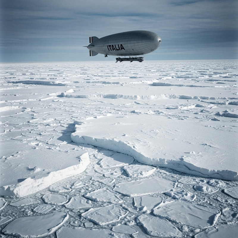 Airship ITALIA's Epic North Pole Journey - 1928 Airship ITALIA's Epic North Pole Journey - 1928