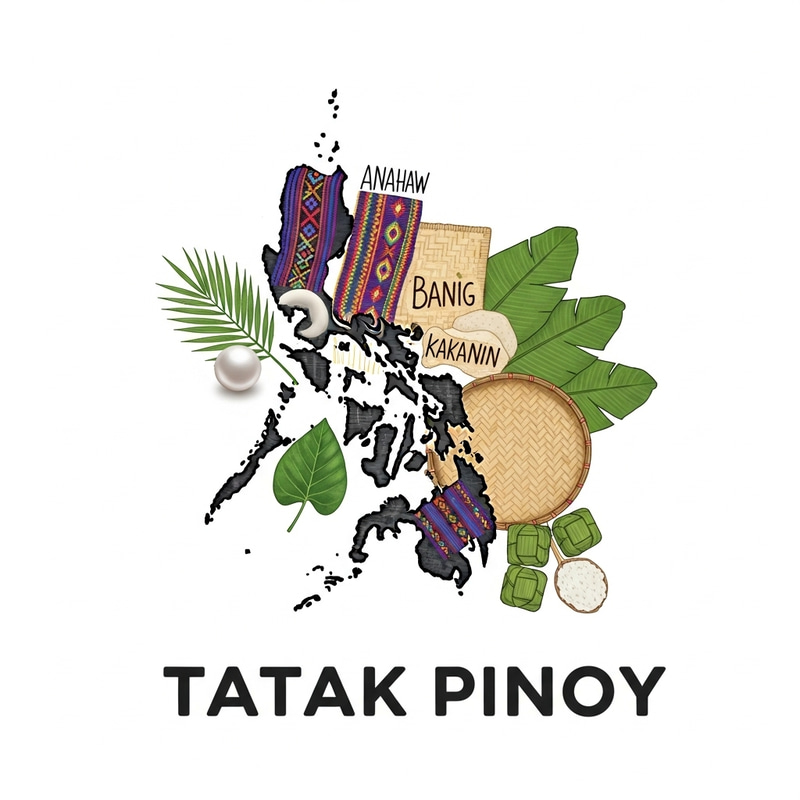Tatak Pinoy Logo: Philippine Islands, Pearl, Banig & More Tatak Pinoy Logo: Philippine Islands, Pearl, Banig & More