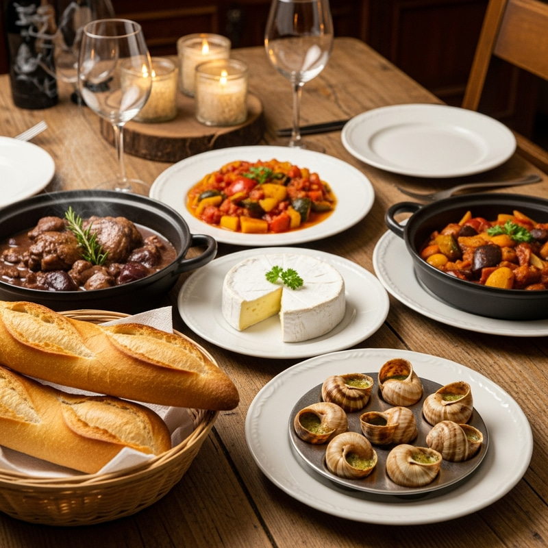Delicious French Cuisine: Coq au Vin, Ratatouille & More