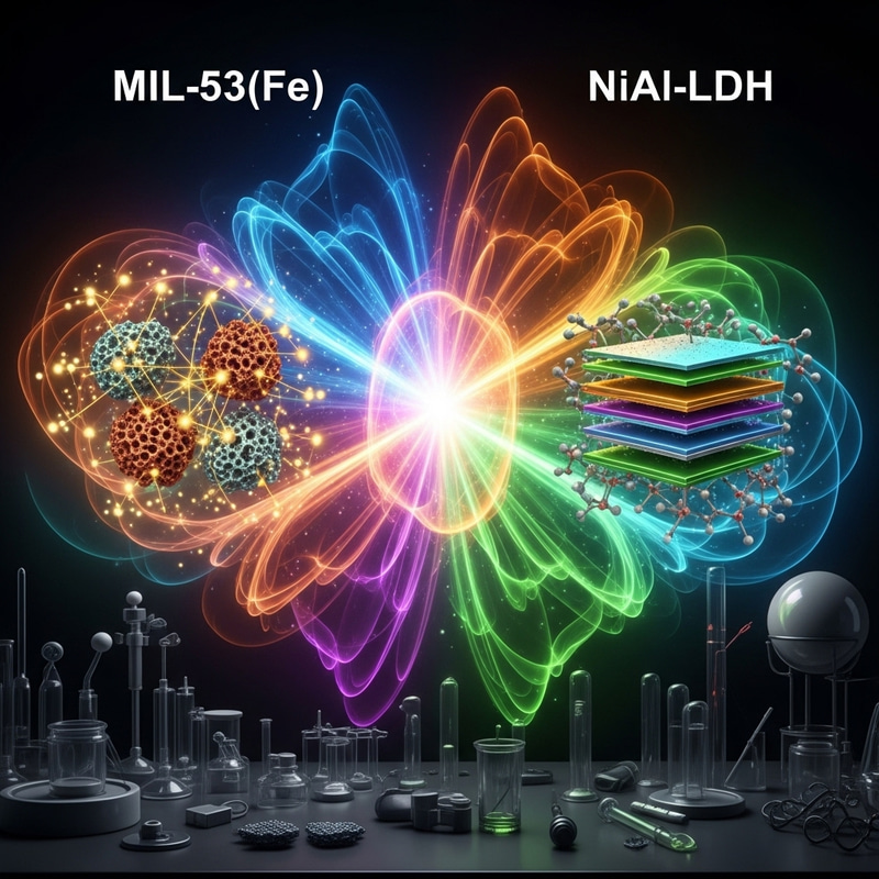 Striking Chemistry Depiction: mil-53(fe) & NiAl-LDH Overpotential OER