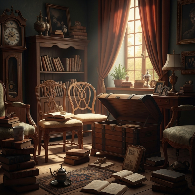 Antique Treasures: Cinematic Hidden Wonders Antique Treasures: Cinematic Hidden Wonders