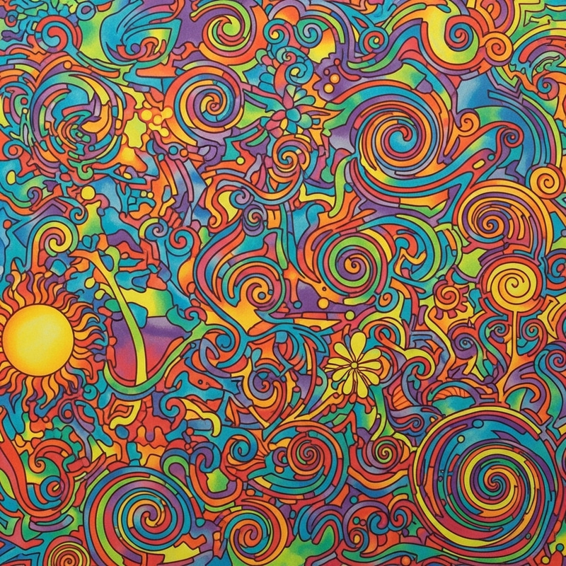 Captivating Psychedelic Art: Vibrant Abstract Colors & Patterns