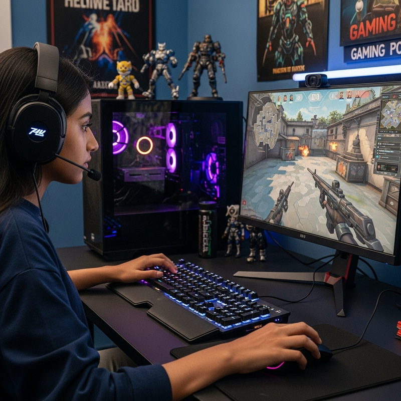 Expert South Asian Female Gamer | High-Intensity FPS Gameplay Expert South Asian Female Gamer | High-Intensity FPS Gameplay