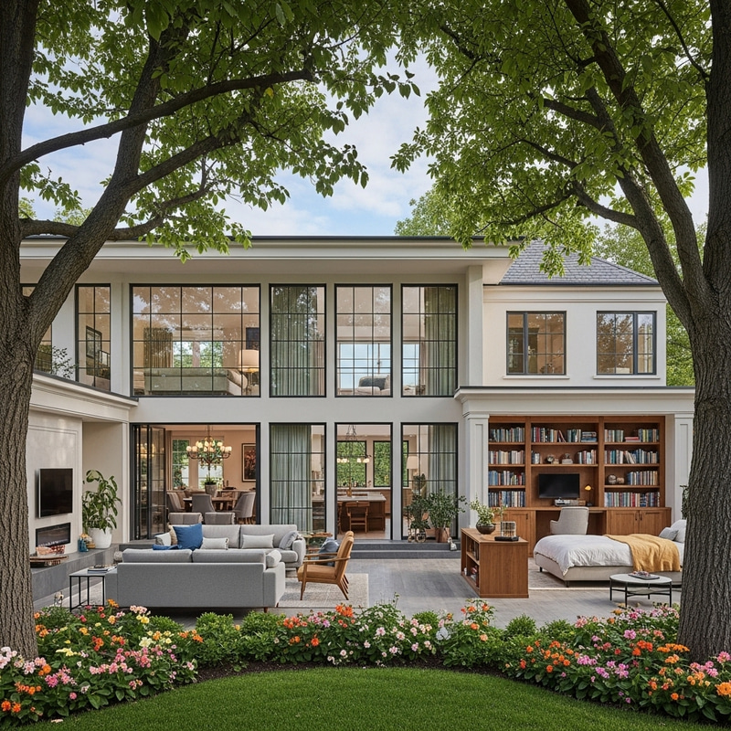 Spacious and Serene Home with Modern-Traditional Design Spacious and Serene Home with Modern-Traditional Design