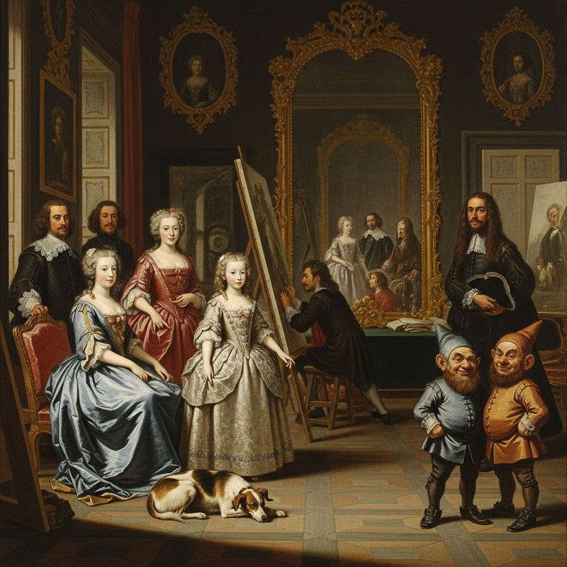 Las Menina Oil Painting Activity | Apply Colors - Rubric Included Las Menina Oil Painting Activity | Apply Colors - Rubric Included