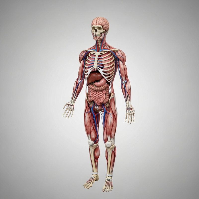 Detailed 3D Human Body Model | Parts, Tissues, Organs in Motion Detailed 3D Human Body Model | Parts, Tissues, Organs in Motion