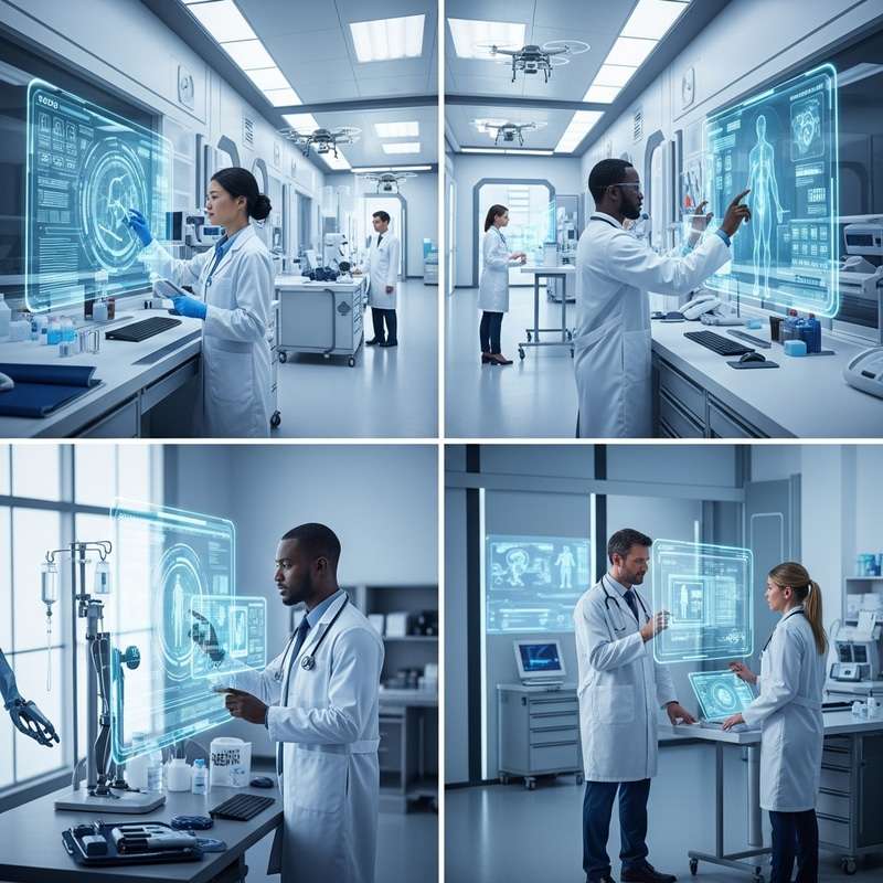 Futuristic Medical Technology | Healthcare Facility Imagery Futuristic Medical Technology | Healthcare Facility Imagery