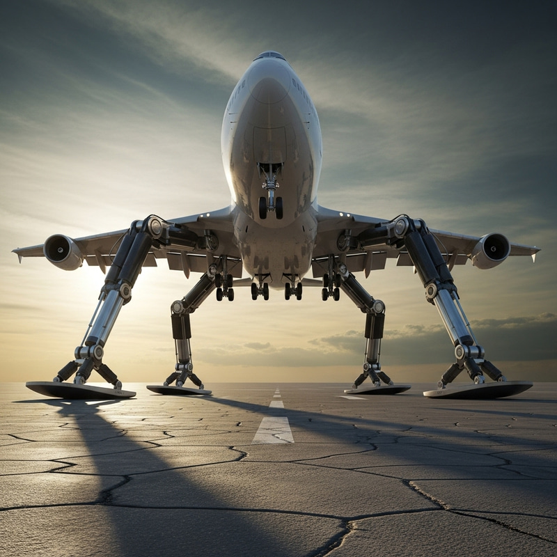 Airplane with Legs: A Unique Design Concept