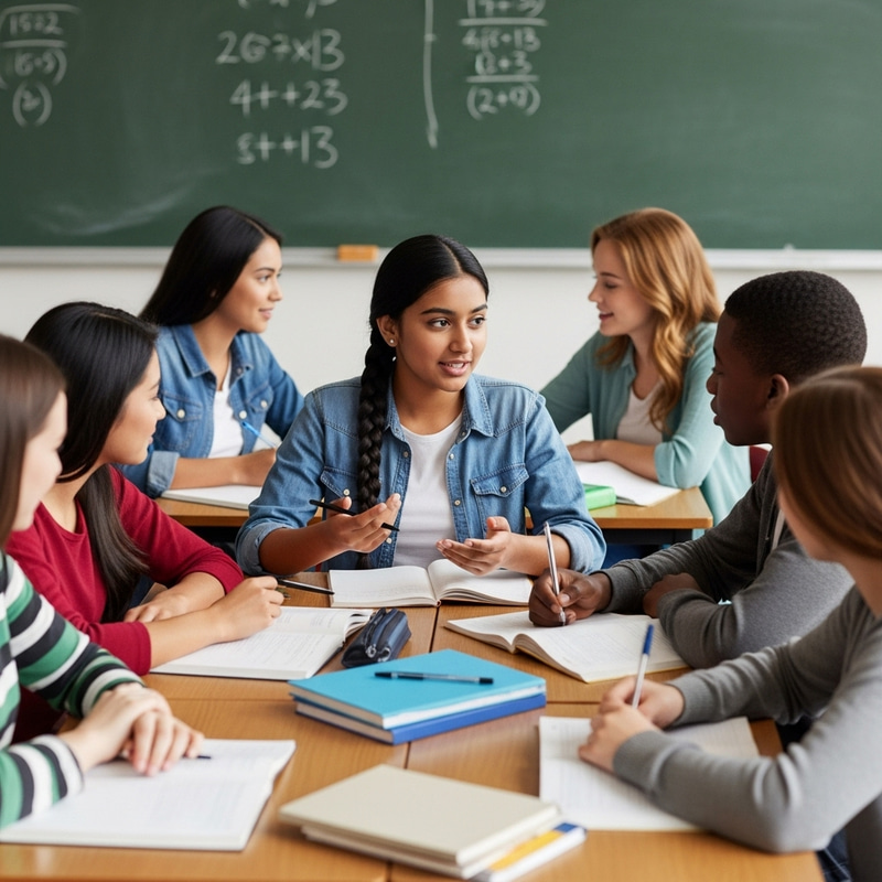 Students in Classroom Learning Together
